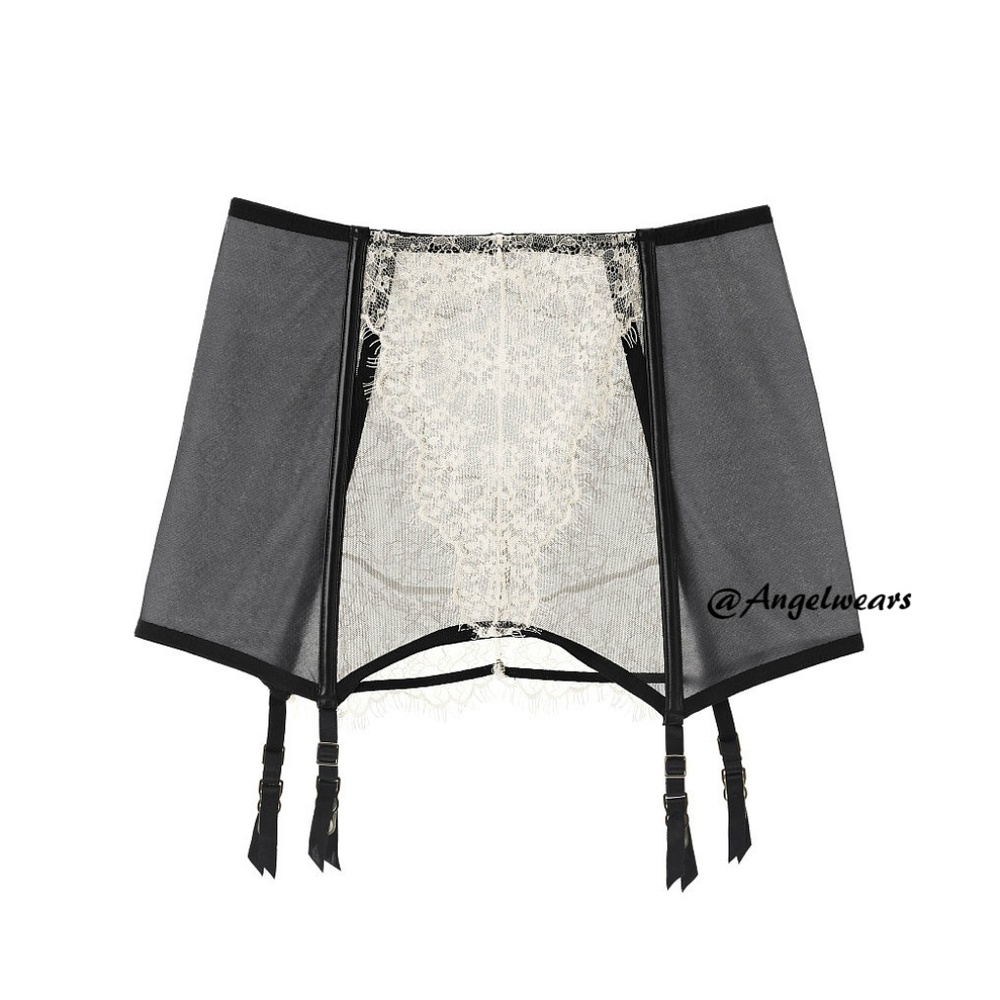 GARTER - Lace and Mesh Skirt
